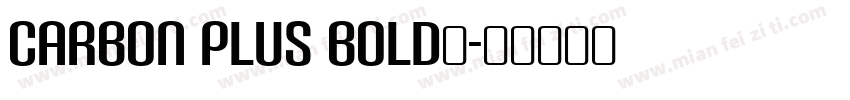 carbon plus bold　字体转换